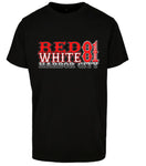 T-Shirt RedandWhite Support